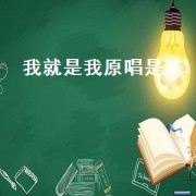 我就是我原唱是谁（我就是我原唱是谁）