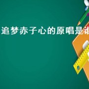 追梦赤子心的原唱是谁