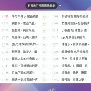短视频运营必备背景音乐！抖音热门背景配乐160首