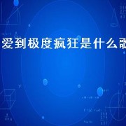 爱到极度疯狂是什么歌（爱到极度疯狂歌词）