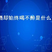 酒却始终喝不醉是什么歌