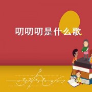 叨叨叨是什么歌