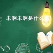 未啊未啊是什么歌