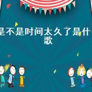 是不是时间太久了是什么歌