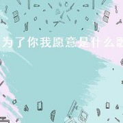 为了你我愿意是什么歌