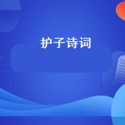 护子诗词（护字的诗词大全）