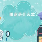 谢谢是什么歌（谢谢歌名完整版）