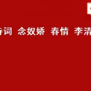 诗词 念奴娇 春情 李清照