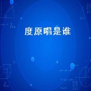 度原唱是谁（度原唱）