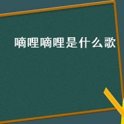 嘀哩嘀哩是什么歌