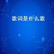 歌词是什么歌