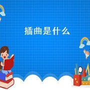 插曲是什么（插曲是什么意思啊）