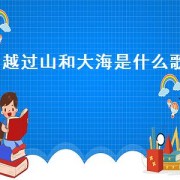 越过山和大海是什么歌（越过山和大海抖音）