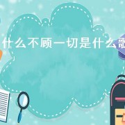 什么不顾一切是什么歌