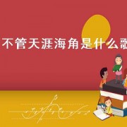 不管天涯海角是什么歌（无论天涯与海角是什么歌的歌词）