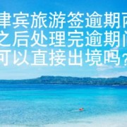 菲律宾旅游签逾期两年之后处理完逾期问题可以直接出境吗？