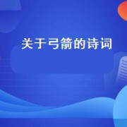 关于弓箭的诗词（关于弓箭的诗）