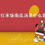 红米饭南瓜汤是什么歌