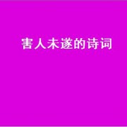 害人未遂的诗词
