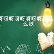 呀呀呀呀呀呀呀呀呀是什么歌