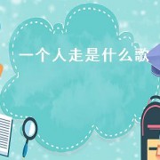 一个人走是什么歌