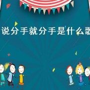 说分手就分手是什么歌