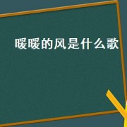 暖暖的风是什么歌