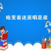 暗里着迷原唱是谁