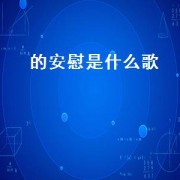 的安慰是什么歌（有什么能安慰人的歌）