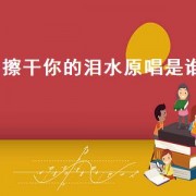 擦 *** 的泪水原唱是谁（擦 *** 的泪水完整版原唱）
