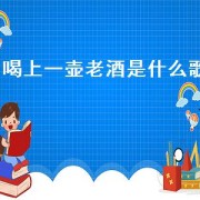 喝上一壶老酒是什么歌（一壶老酒是哪个地方的歌）