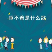 睡不着是什么歌