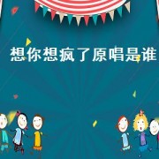 想你想疯了原唱是谁