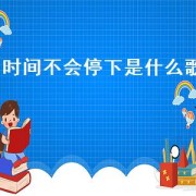 时间不会停下是什么歌