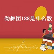 劲舞团188是什么歌（劲舞团188的歌曲）