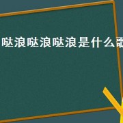 哒浪哒浪哒浪是什么歌（海派甜心插曲哒浪哒浪舞蹈歌词）