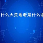 什么天荒地老是什么歌（歌词有天荒地老的歌）