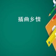 插曲乡情（插曲乡情）