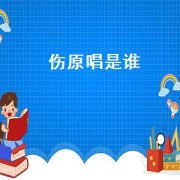 伤原唱是谁