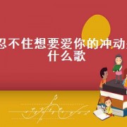 忍不住想要爱你的冲动是什么歌（忍不住要爱你的冲动歌名）