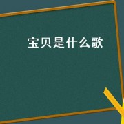 宝贝是什么歌