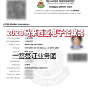 马来西电子签证申请最全面攻略,马来签证办理