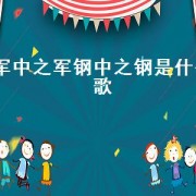 军中之军钢中之钢是什么歌